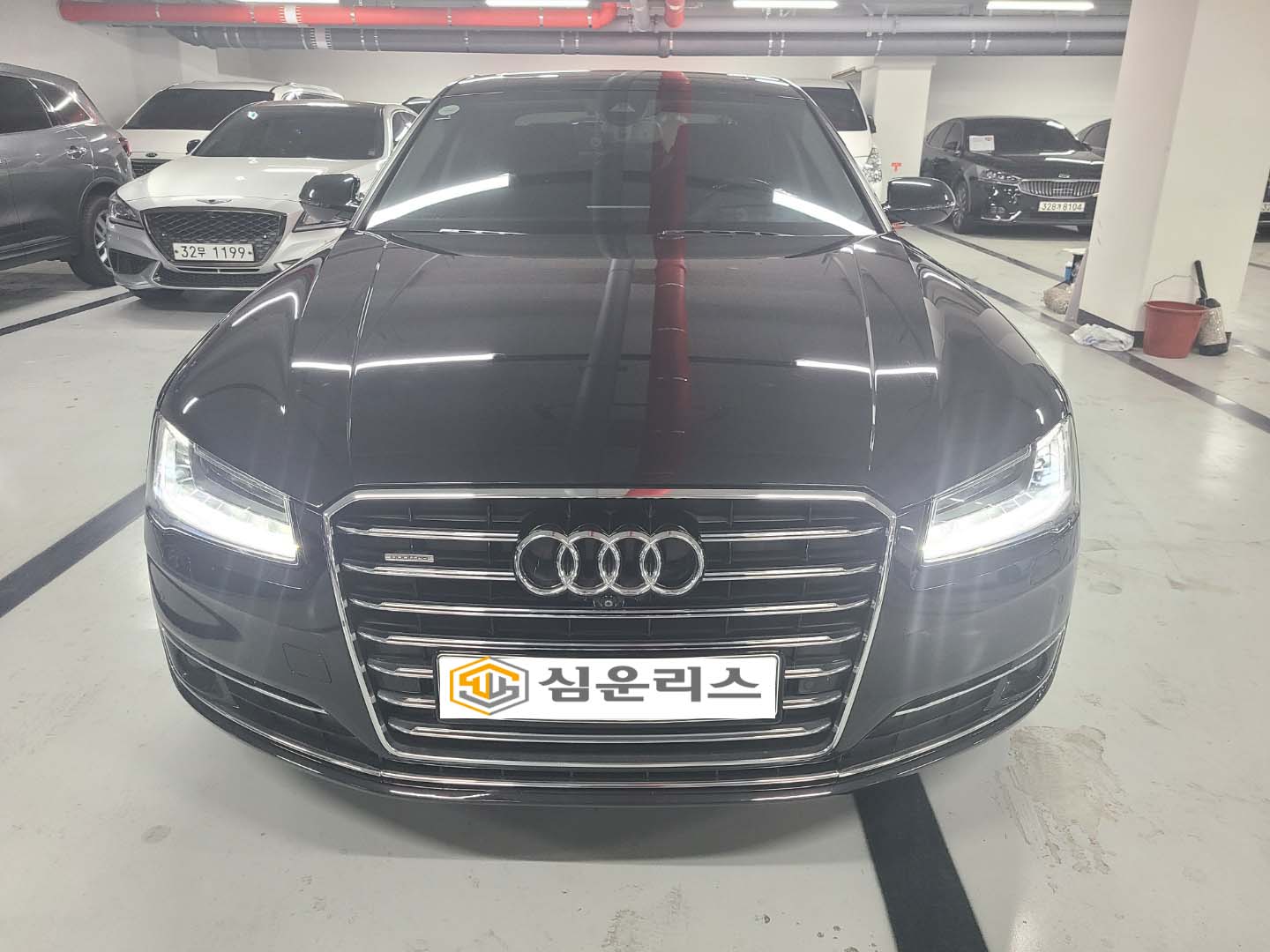 신차급의 주행거리 짧은 아우디 A8 중고차 리스 거래 후기